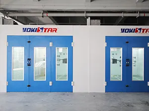 Окрасочно-сушильная камера с нисходящим потоком и задним расположением генераторной группы