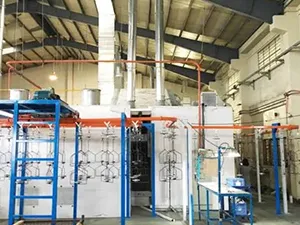 Линия окраски алюминиевых колесных дисков для мотоциклов