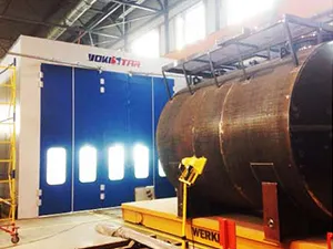 Окрасочная камера для автоцистерн