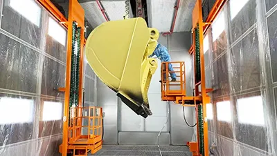 Окрасочная камера для крупногабаритного оборудования