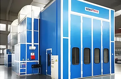 Окрасочная камера для грузовых автомобилей