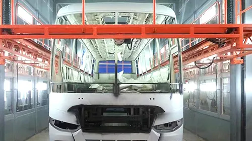 Окрасочно-сушильная камера для автобусов и грузовиков