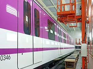 Окрасочно-сушильная камера для автобусов и грузовиков