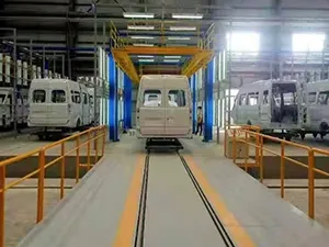 Окрасочно-сушильная камера для автобусов и грузовиков