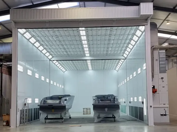 Окрасочная камера для судов и яхт