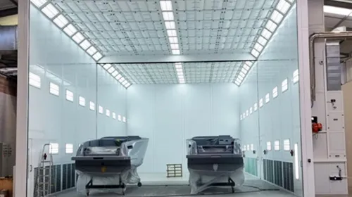 Окрасочная камера для судов и яхт