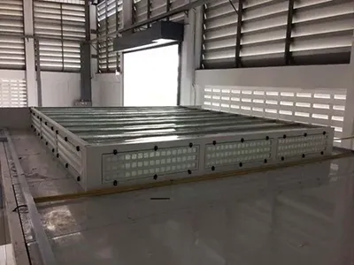 Окрасочная камера для деревообработки