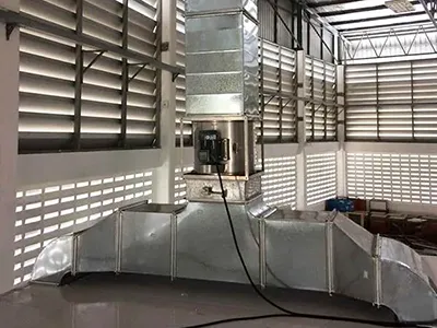 Окрасочная камера для деревообработки