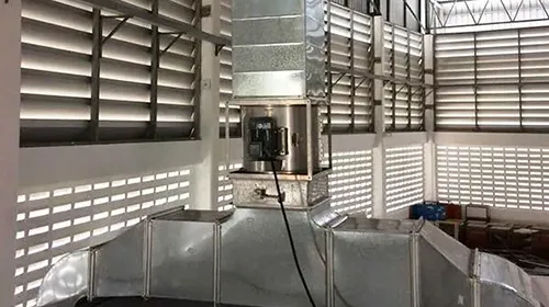 Окрасочная камера для деревообработки