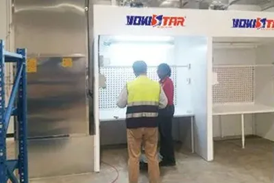 Открытая окрасочная камера