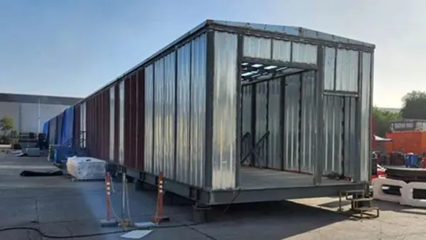 Открытая окрасочная камера