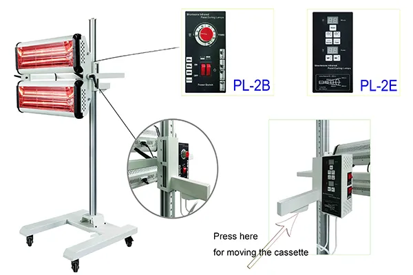 Инфракрасная лампа для сушки и отверждения ЛКП