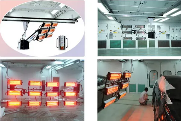Инфракрасная лампа для сушки и отверждения ЛКП