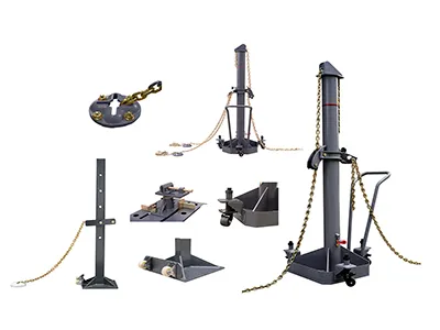 Напольный стапель для правки кузова (напольная тяговая система)